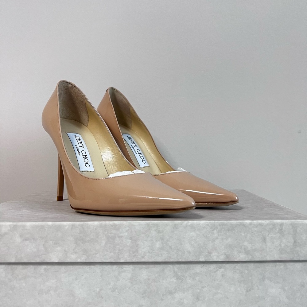Jimmy Choo Powder Pink Patent Leather Pumps